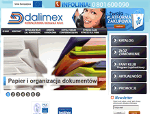 Tablet Screenshot of dalimex.pl