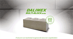 Desktop Screenshot of dalimex.be